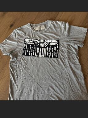 Salvage 'Fatal Hour' Patchwork T-shirt. L